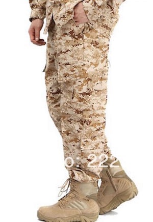 Field herping pants - USMC Desert Cammies.